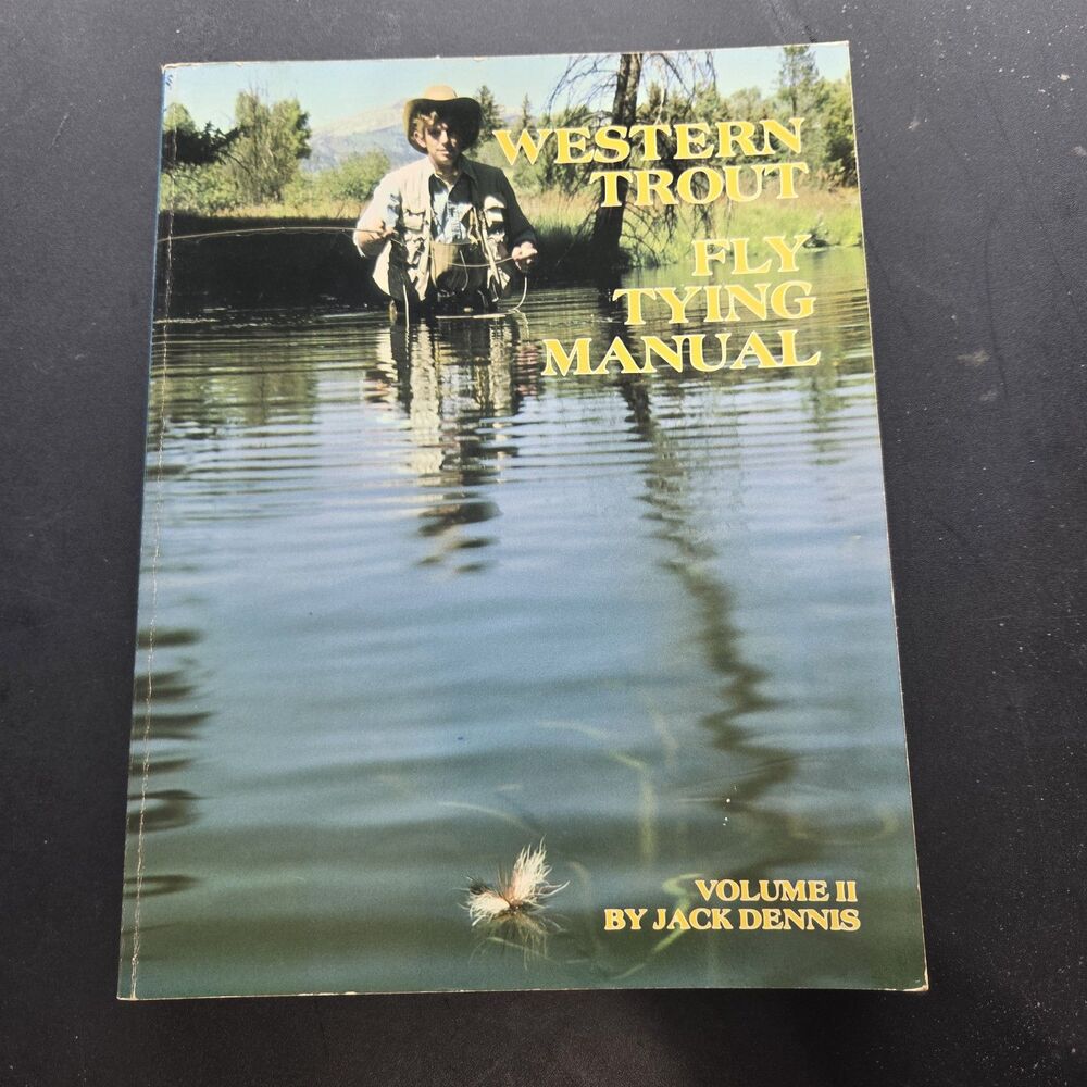 Western Trout Fly Tying Manual Vol II Jack Dennis 1980 Fishing Paperback